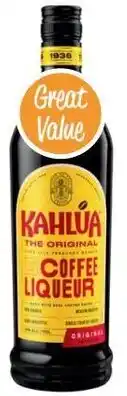 Supabarn Kahlua mexican liqueur offer
