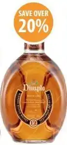 Supabarn Dimple 12 year old blended scotch whisky offer