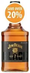 Supabarn Jim beam black extra-aged 40% kentucky straight bourbon whiskey offer
