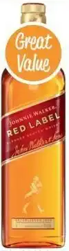 Supabarn Johnnie walker red label scotch offer