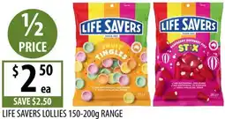 Supabarn Life savers lollies offer