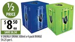 Supabarn V energy drink offer