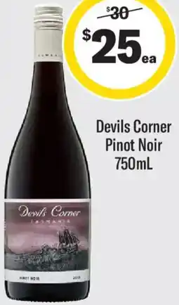 Liquorland Devils corner pinot noir offer