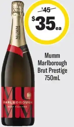 Liquorland Mumm marlborough brut prestige offer