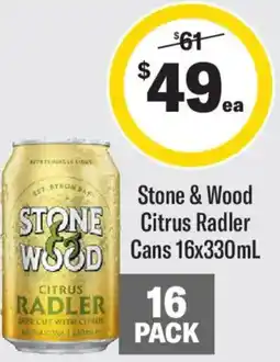Liquorland STONE WOOD Cans offer