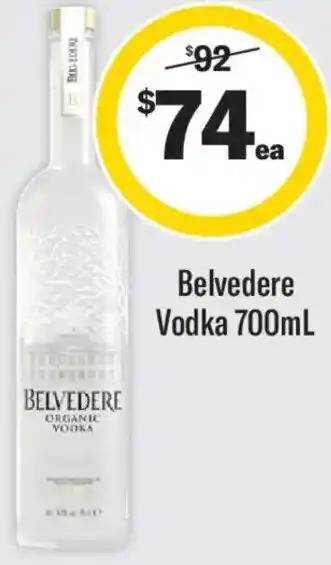 Liquorland Belvedere Vodka offer