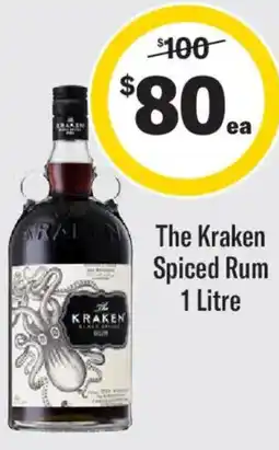 Liquorland The kraken spiced rum offer