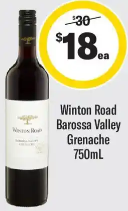 Liquorland Winton Road Barossa Valley Grenache offer