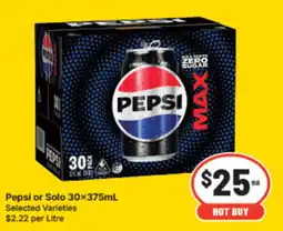 IGA Pepsi or Solo offer