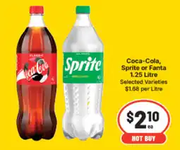 IGA Coca Cola Sprite or Fanta offer