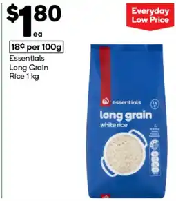 Woolworths Essentials Long Grain Rice offer