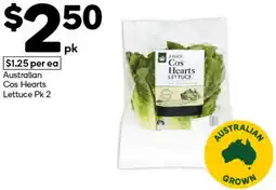 Woolworths Australian Cos Hearts Lettuce offer
