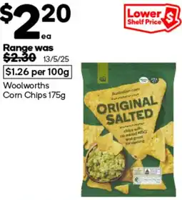 Woolworths Woolworths Corn Chips offer