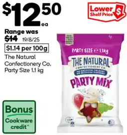 Woolworths The Natural Confectionery Co Party Size offer