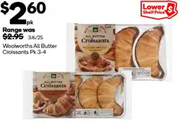 Woolworths Woolworths All Butter Croissants offer