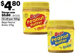 Woolworths Bega Peanut Butter offer