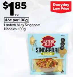 Woolworths Lantern Alley Singapore Noodles offer