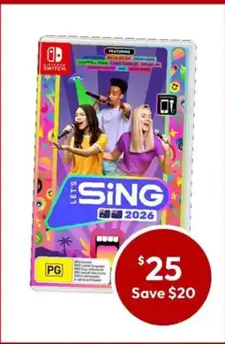Target Lets Sing 2026 Nintendo Switch offer