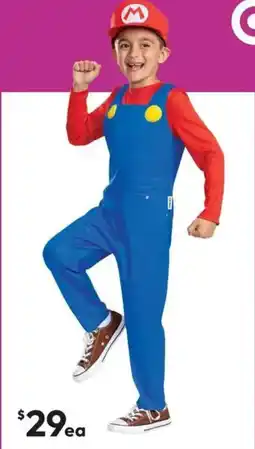 Target Nintendo Super Mario Value Plus Costume offer