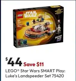 Target Lego star wars smart play lukes landspeeder set 75420 offer