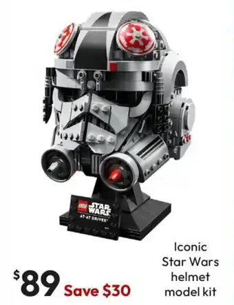 Target Lego star wars at at driver helmet 75429 offer