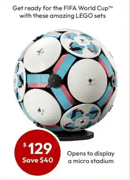 Target Lego editions football football 43019 offer