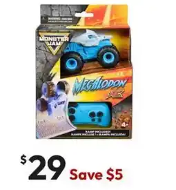 Target Monster Jam RC 1:64 Megalodon offer