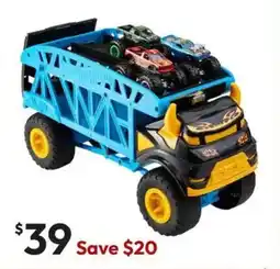 Target Hot Wheels Monster Trucks Monster Mover & 3 Trucks offer