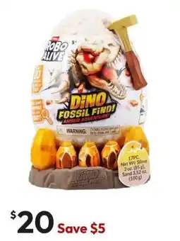 Target Robo alive fossil find amber adventure by zuru assorted offer