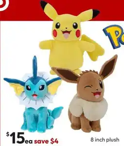 Target Pokemon Plush Assorted offer