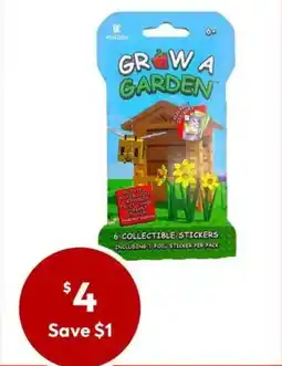 Target Grow A Garden Collectible Sticker Hanger Pack Assorted offer