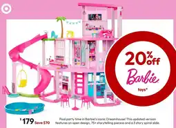 Target Barbie Dreamhouse Pool Party Doll House offer