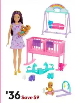 Target Barbie Skipper Twin Nursery Playset & Accessories offer