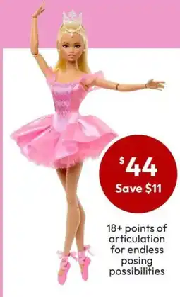 Target Mattel Barbie Signature Ballet Wishes Barbie Doll offer