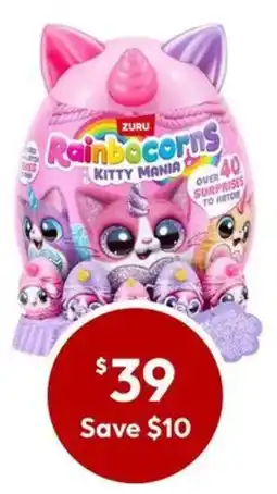 Target Rainbocorns kitty mania by zuru offer