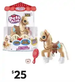 Target Zuru Pets Alive My Magical Unicorn or Pony with Stable Interactive Robotic Toy Playset offer