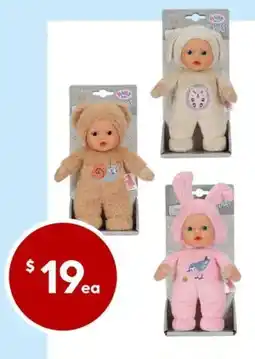 Target Baby born for babies cutie 3 assorted offer