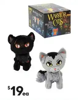 Target Warrior Cats Mini Mystery Plush Series 1 Assorted offer