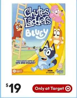 Target Bluey Chutes and Ladders offer