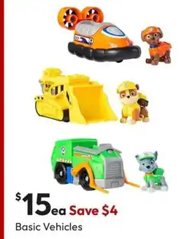 Target Paw patrol basic vehicles assorted offer