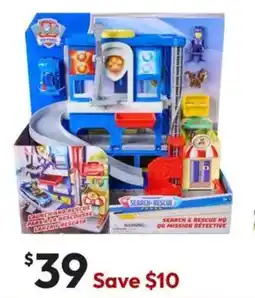 Target Paw patrol pup squad search & rescue hq qg mission detective offer
