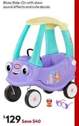 Target Little Tikes Bluey Grannies Car Coupe offer