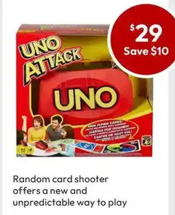Target Uno attack card game offer
