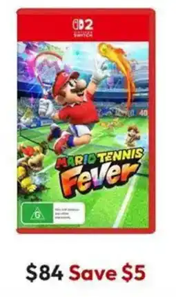 Target Mario Tennis Fever Nintendo Switch 2 offer