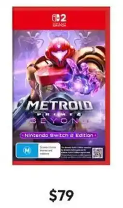 Target etroid Prime 4 Beyond Nintendo Switch 2 offer