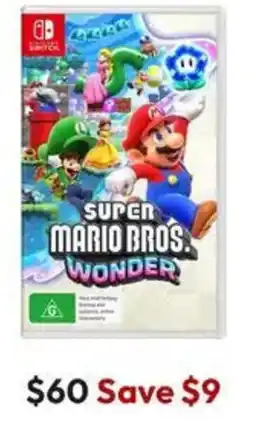 Target Super Mario Bros Wonder Nintendo Switch offer