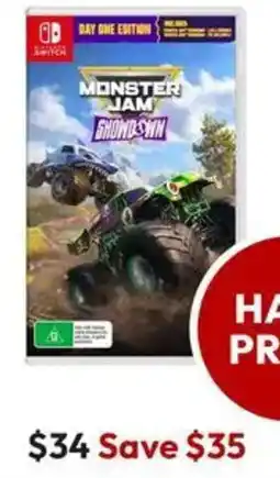 Target Monster Jam Showdown Day One Edition Nintendo Switch offer