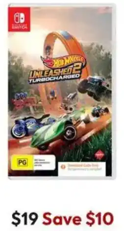 Target Hot Wheels Unleashed 2 Nintendo Switch Code in Box offer