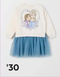 Target Disney Frozen Long Sleeve Knit Tulle Dress offer