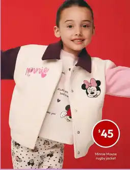 Target Disney Minnie Mouse Long Sleeve Rugby Jacket offer